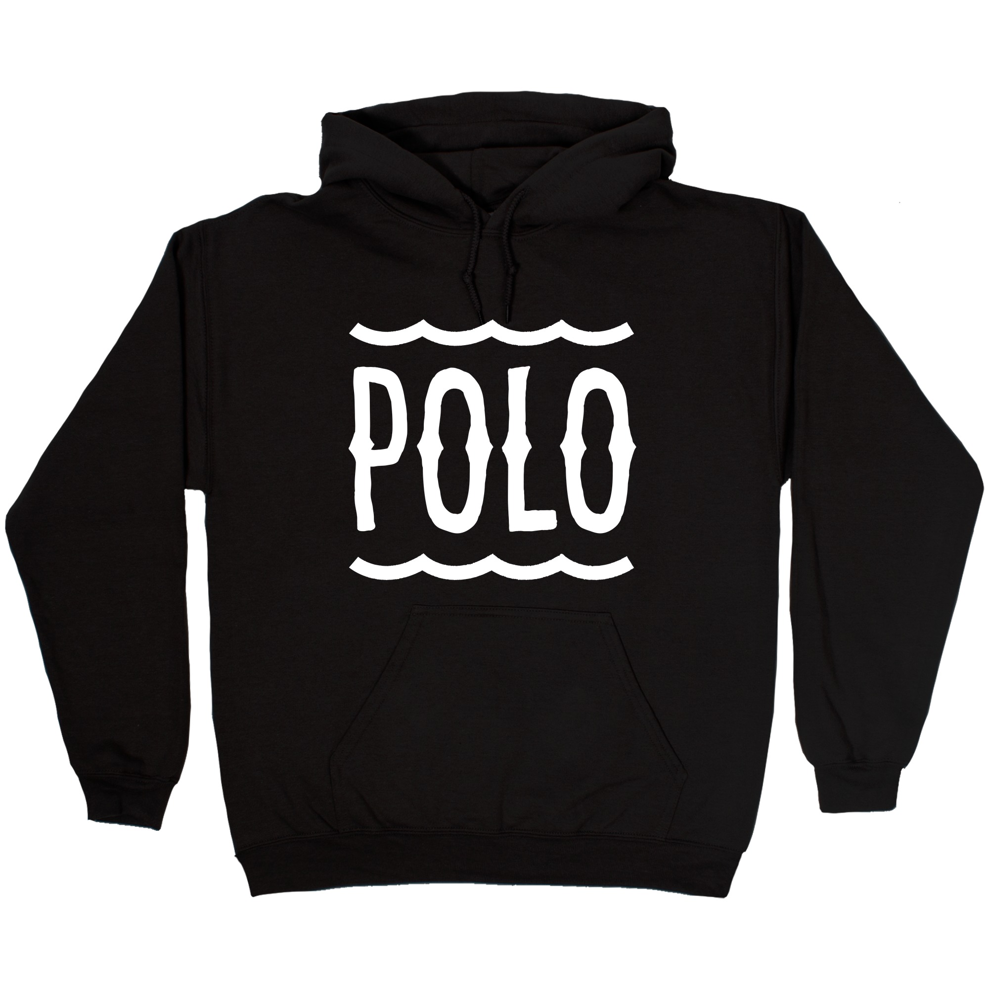 black polo pullover hoodie