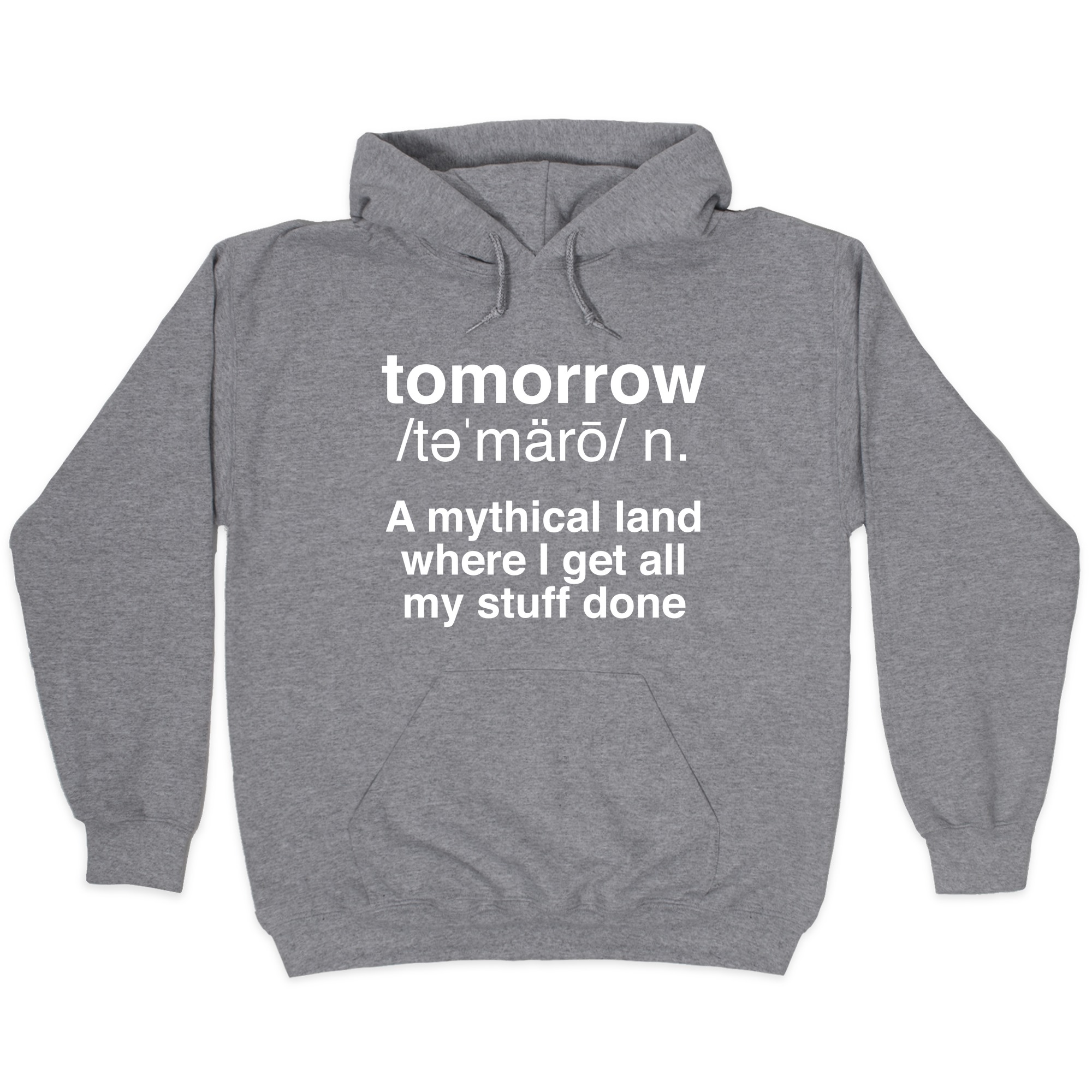 hoodie of gray tomorrow