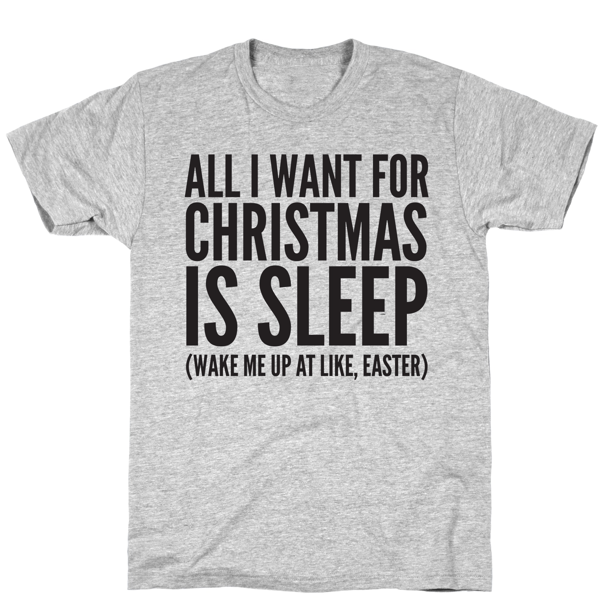 all i want for christmas is a nap shirt