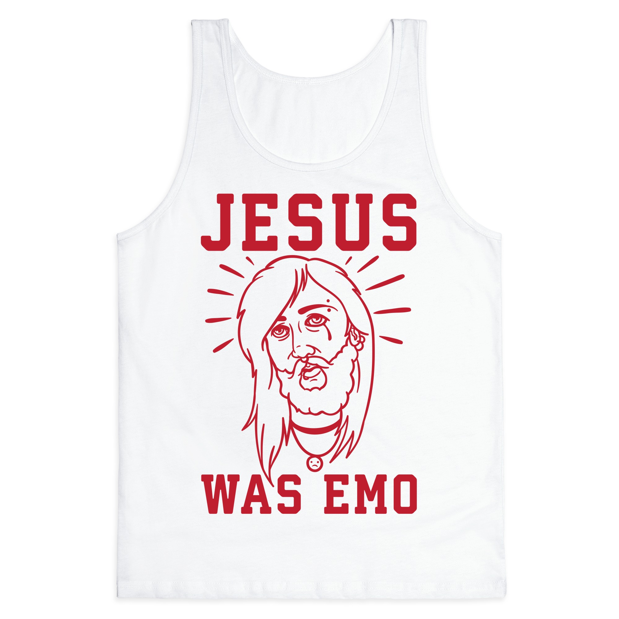 Jesus Was Emo Tank Tops Lookhuman