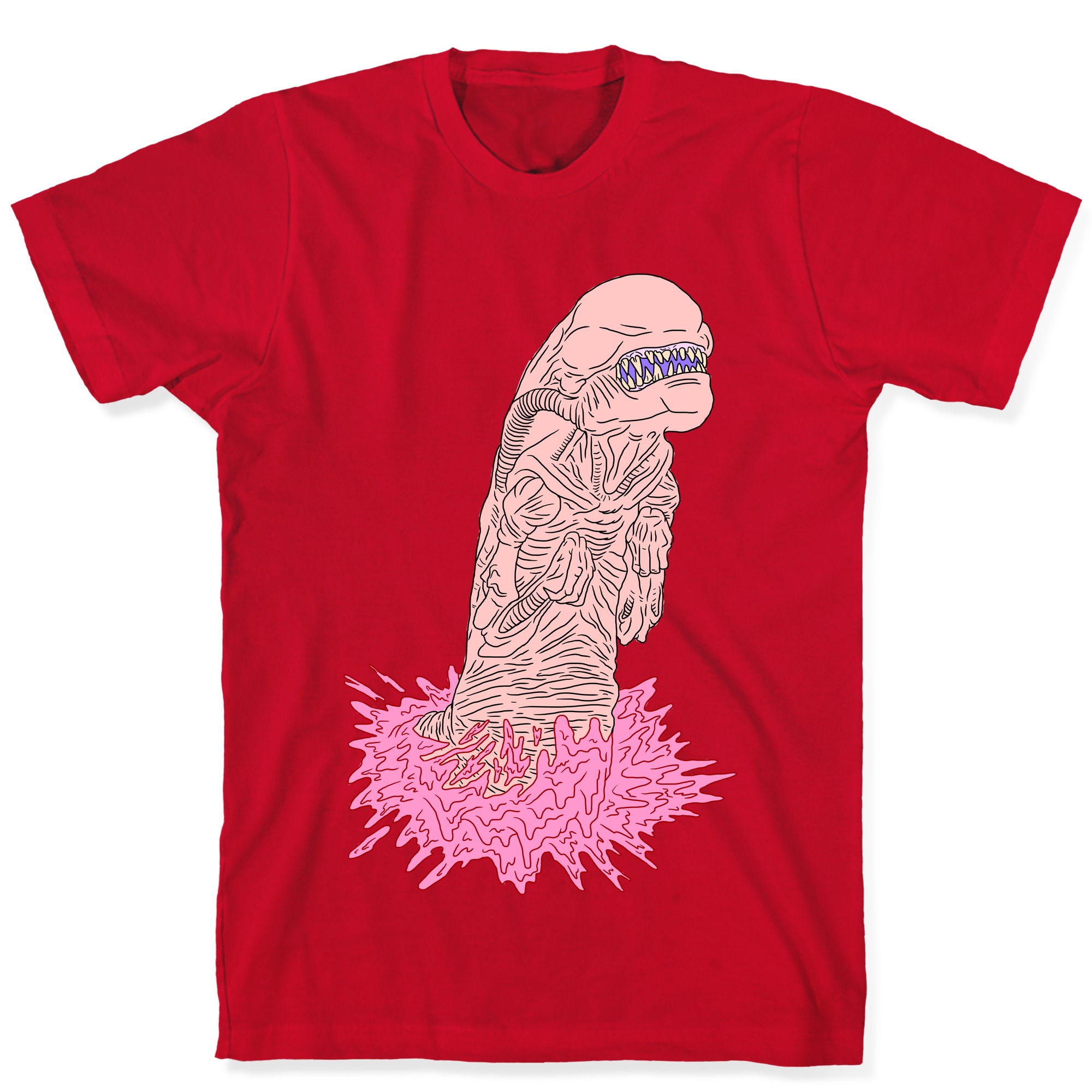 alien chestburster t shirt