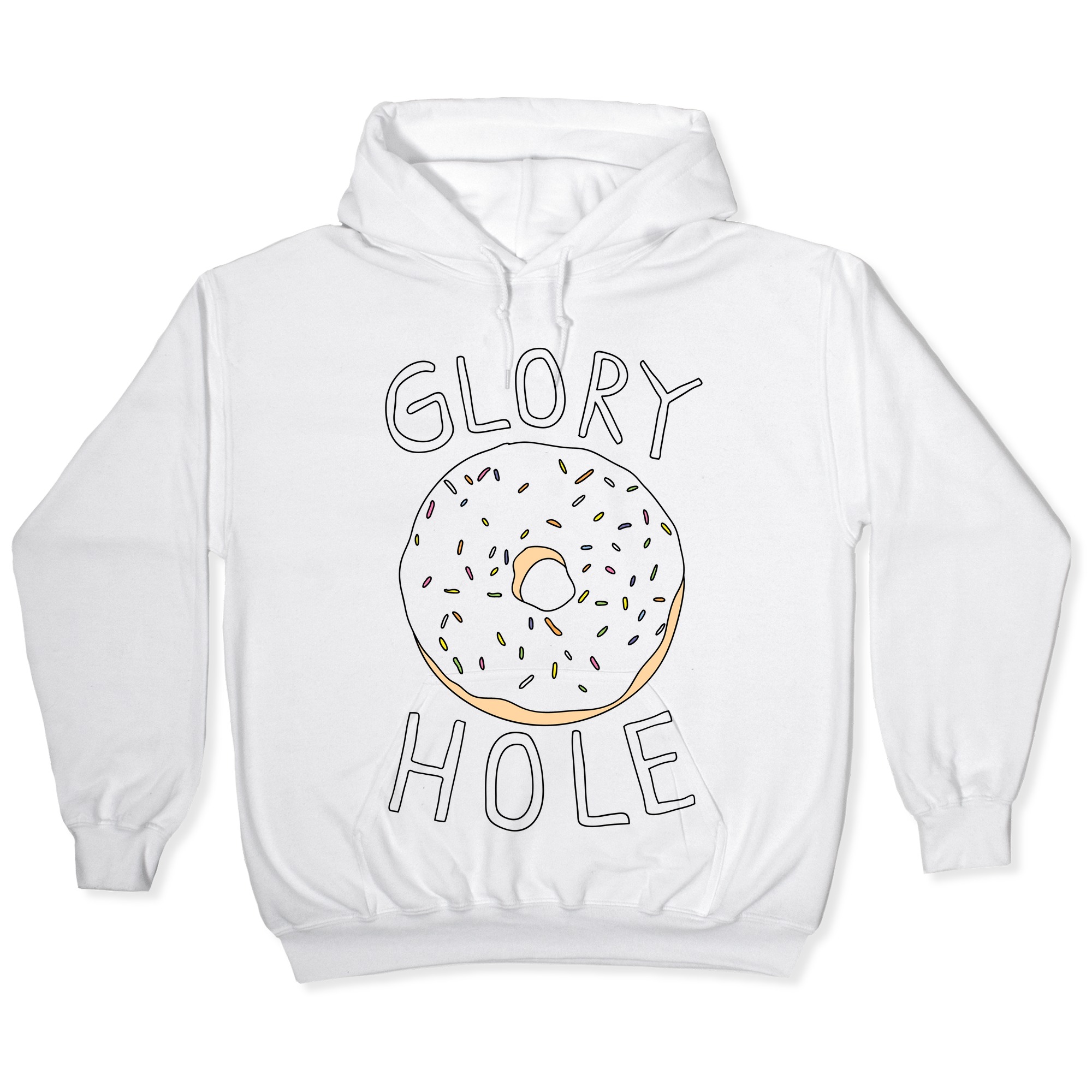 off white donut hoodie