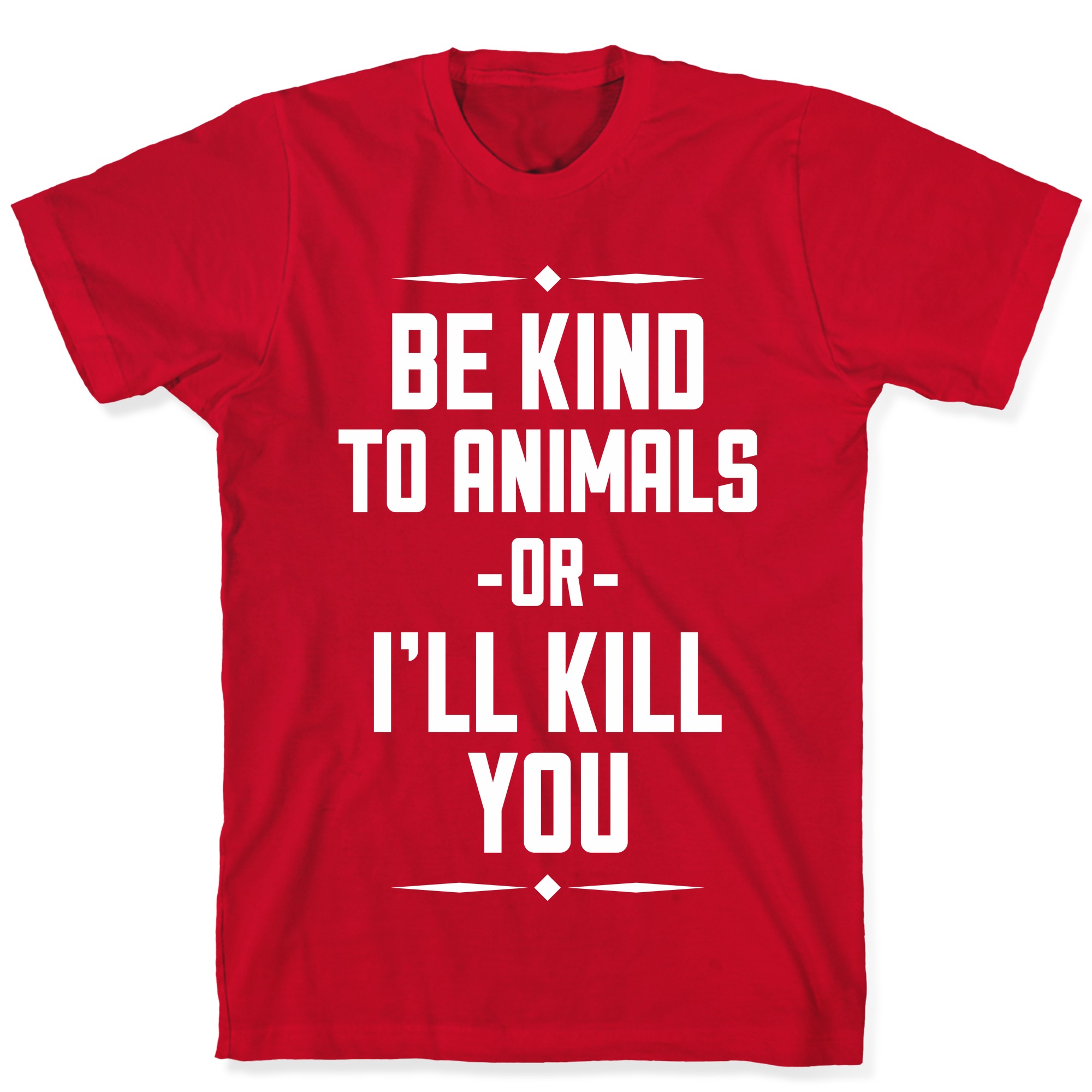 be kind to animals t shirt