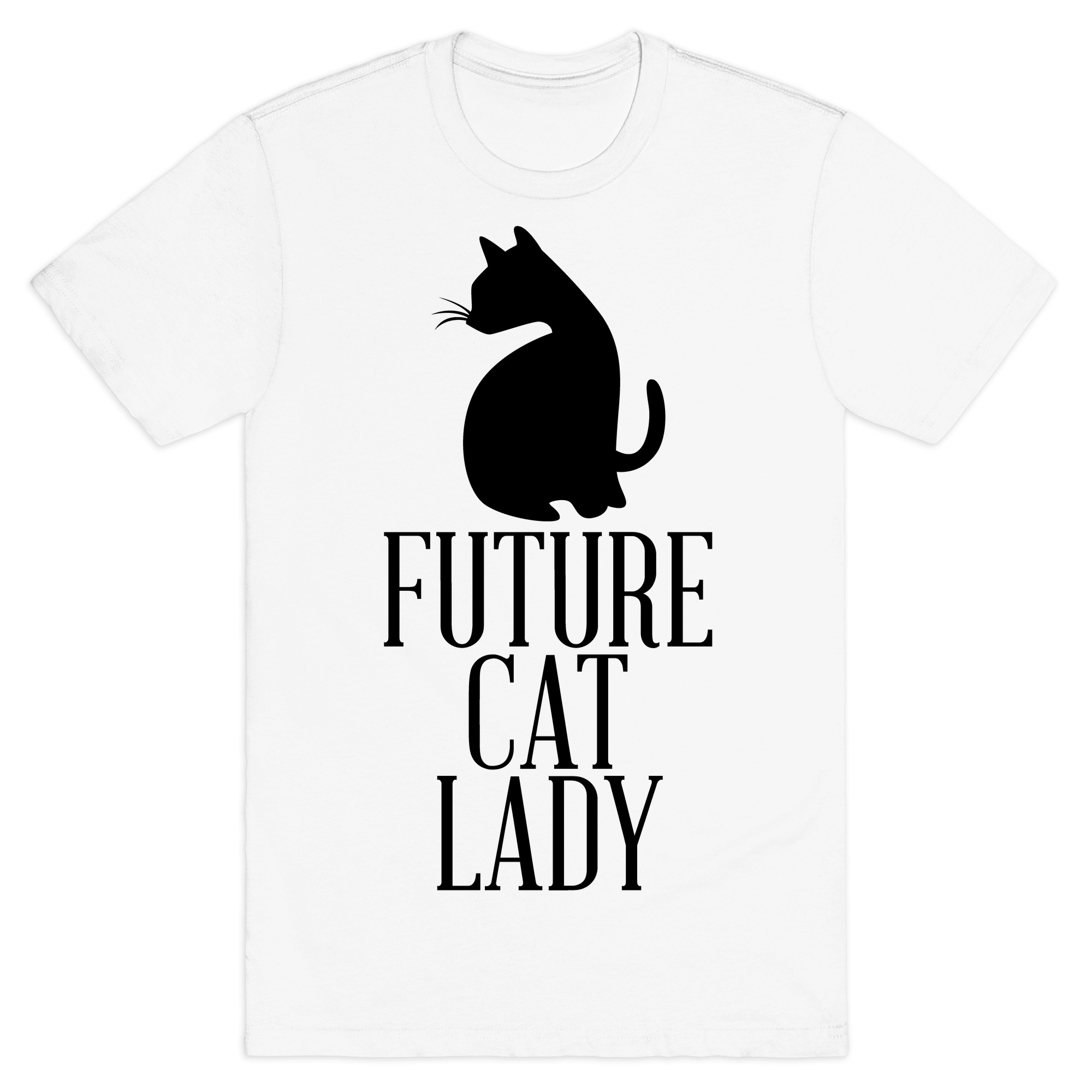 cat lady t shirt