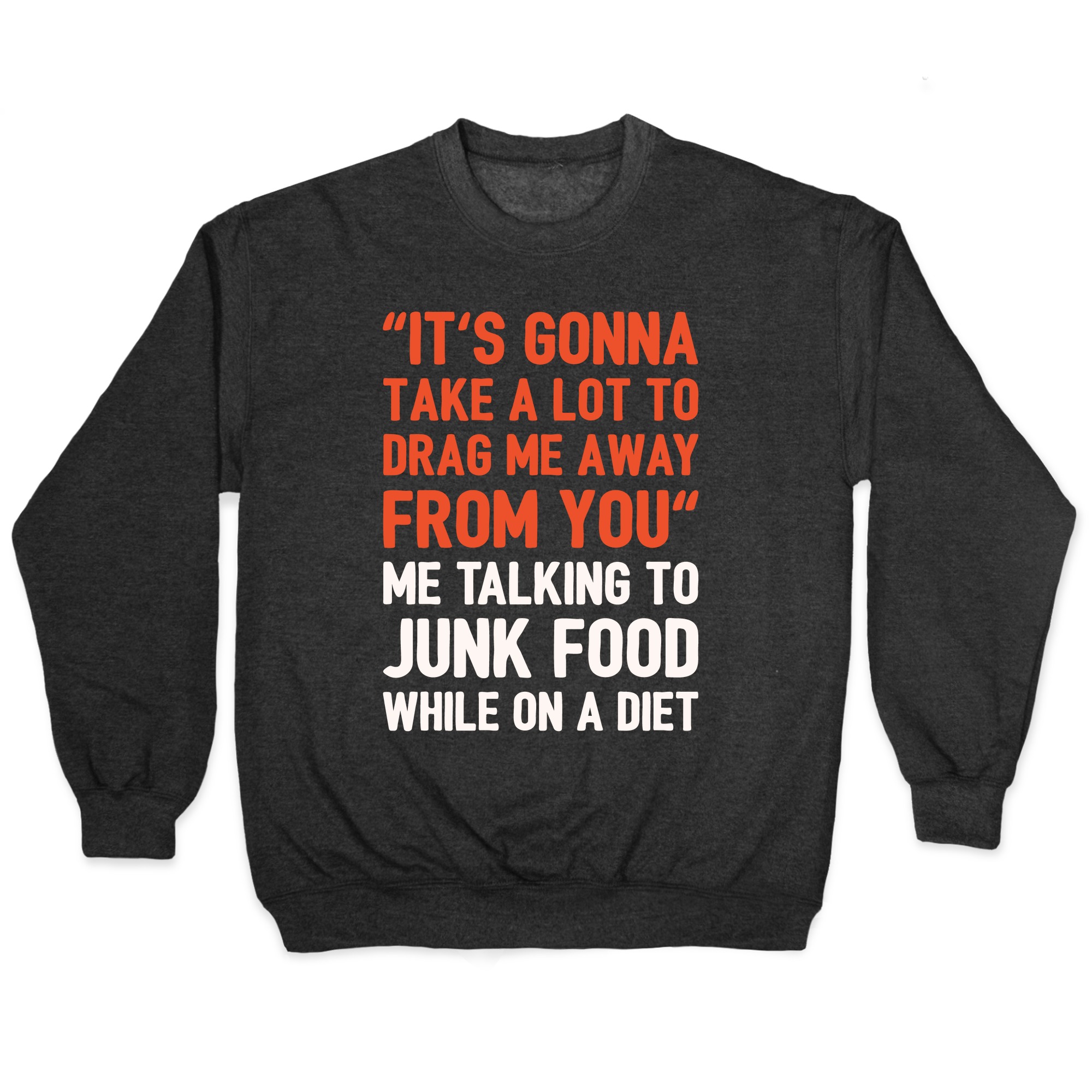 Toto Africa Junk Food Parody White Print Pullovers Lookhuman