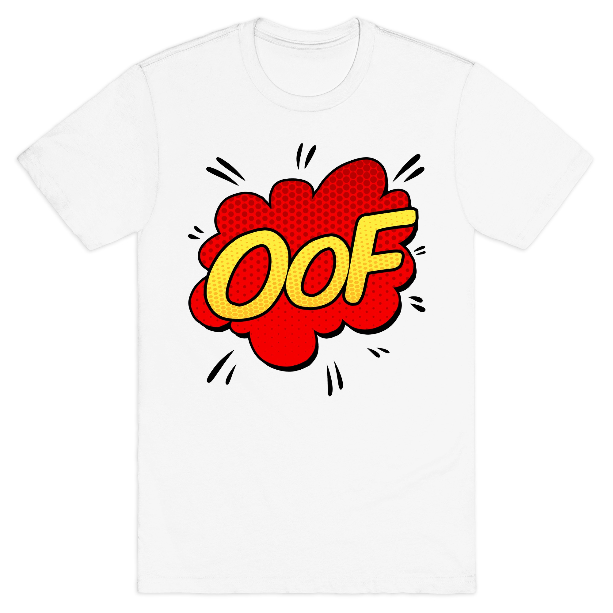 Oof Comic Sound Effect T Shirts Lookhuman - roblox oof sound effects