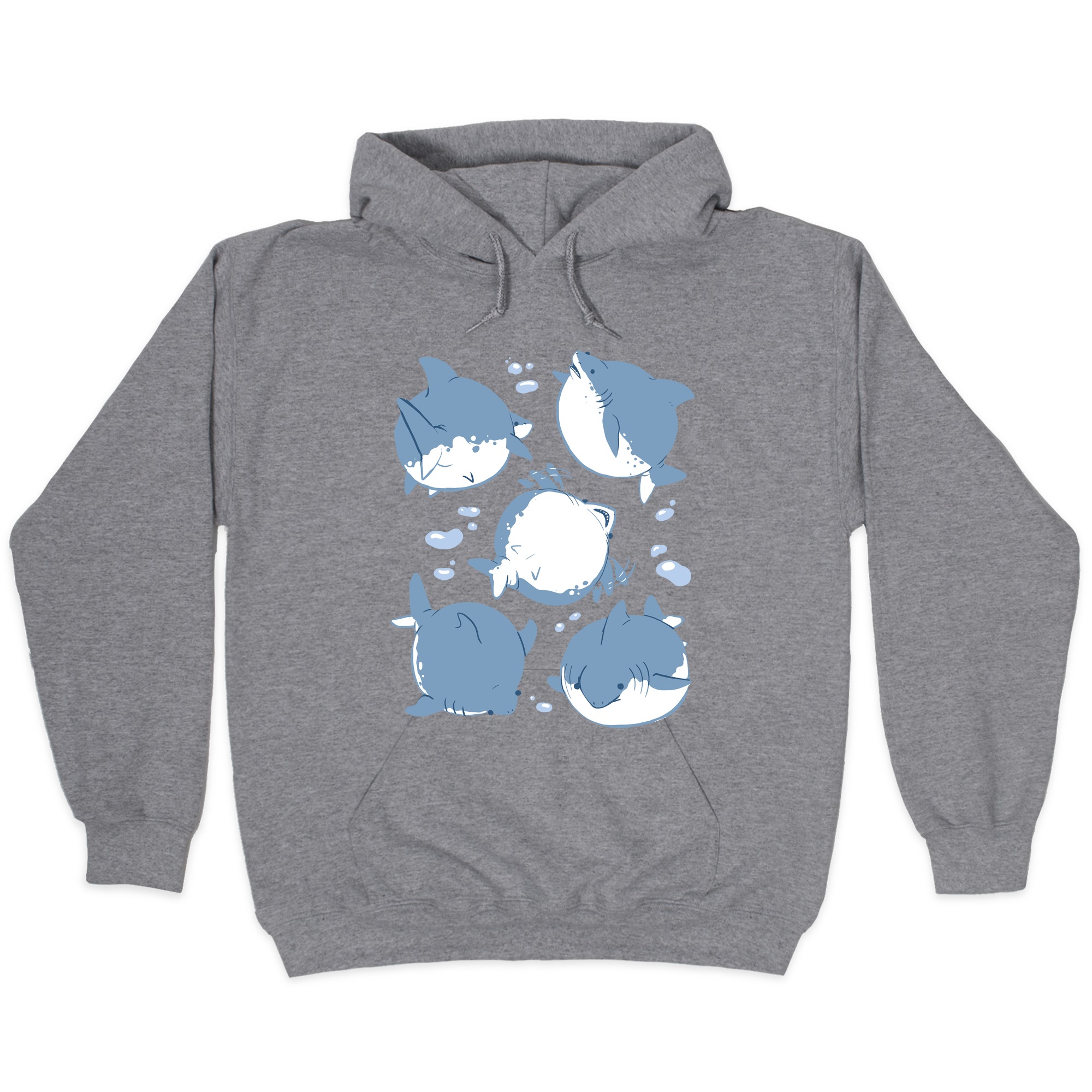 fat face shark hoodie