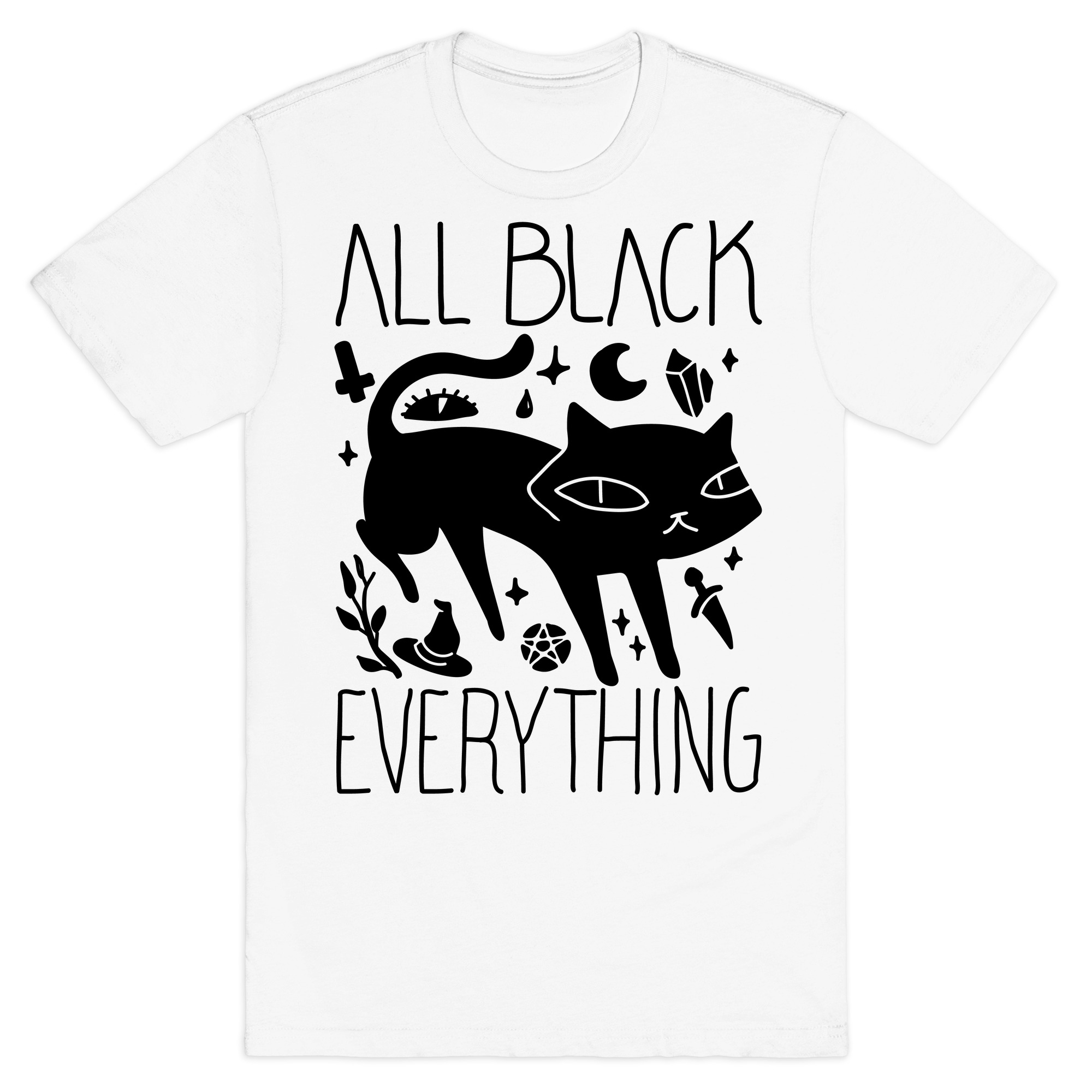 all black everything t shirt