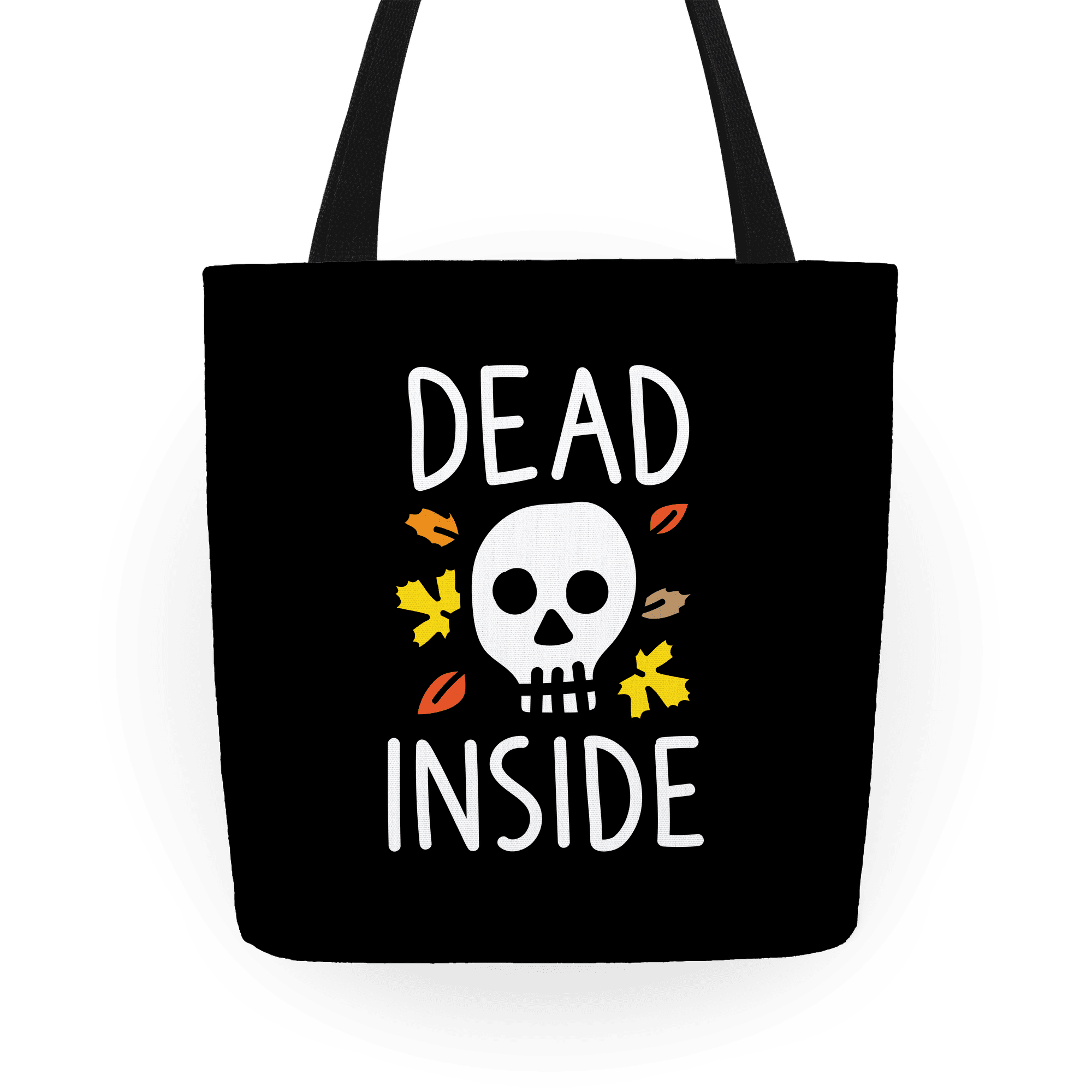 Dead Inside Autumn Skull Totes Lookhuman