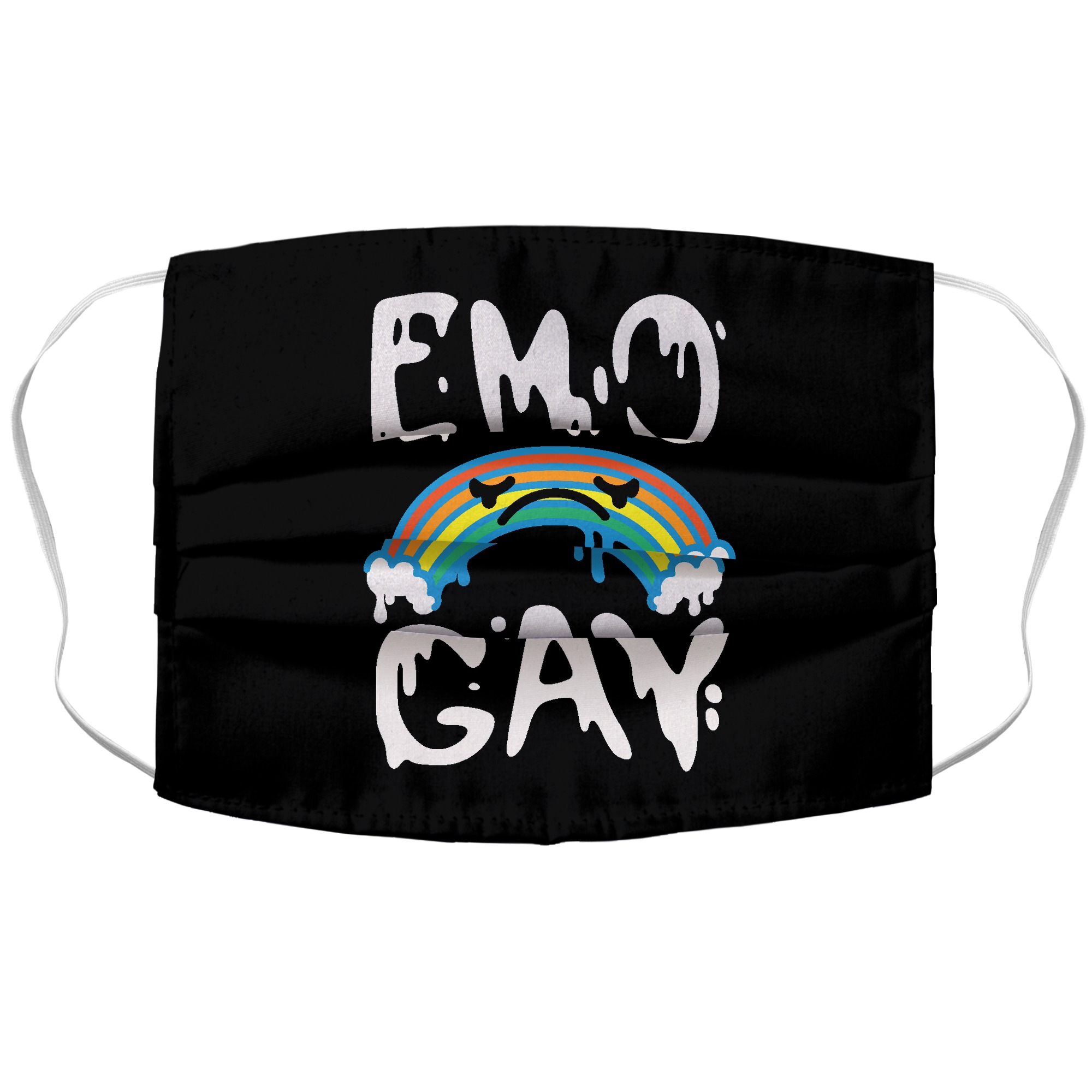 Emo Gay Accordion Face Mask Lookhuman