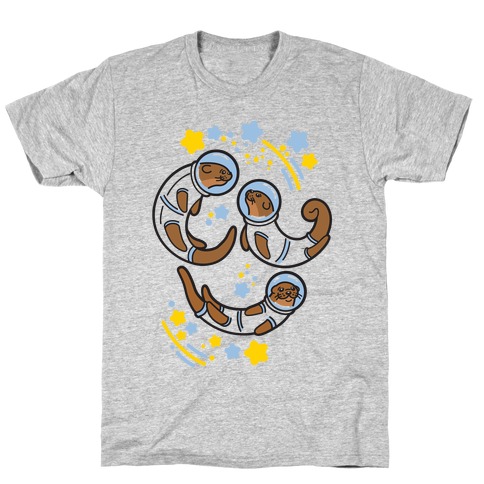 Otters In Space T-Shirt