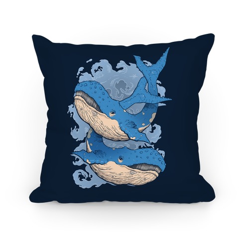Humpback Whales Pillow