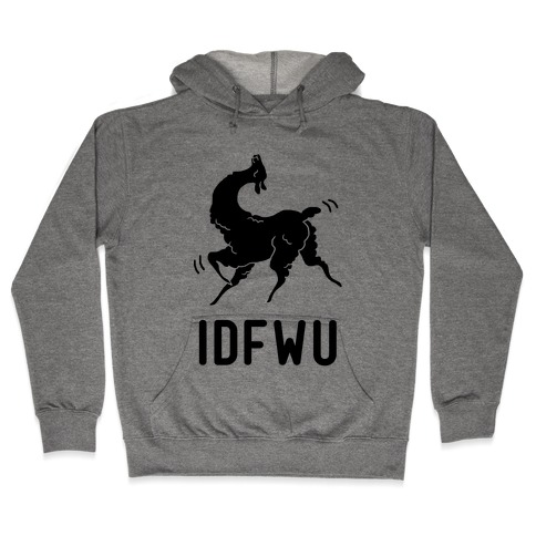 IDFWU Llama Hooded Sweatshirt