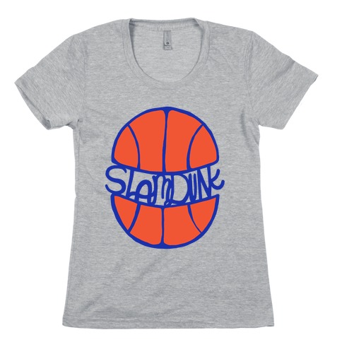 Basketball Slam Dunk Womens T-Shirt