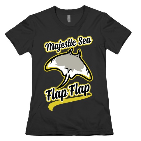 Majestic Sea Flap Flap Womens T-Shirt