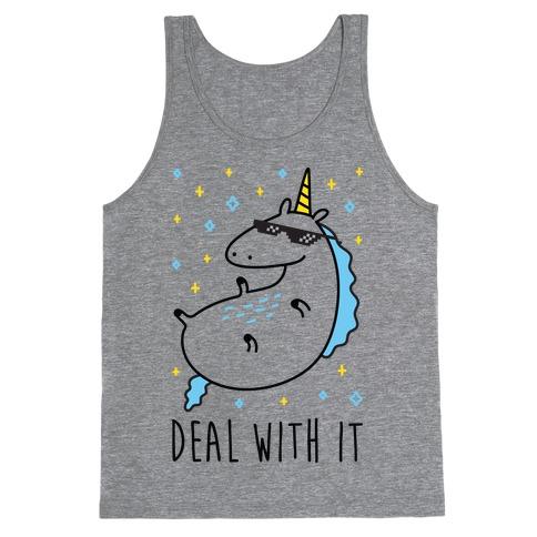 Deal With It Unicorn Tank Top
