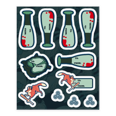 Stiles Stilinski Gift Tags Stickers and Decal Sheet