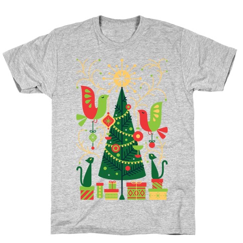 Vintage Car Carrying Christmas Tree Minnesota Vikings Merry Christmas  T-Shirt - TeeNavi