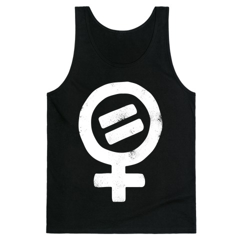 Vintage Women's Rights Logo (White Ink) Tank Top