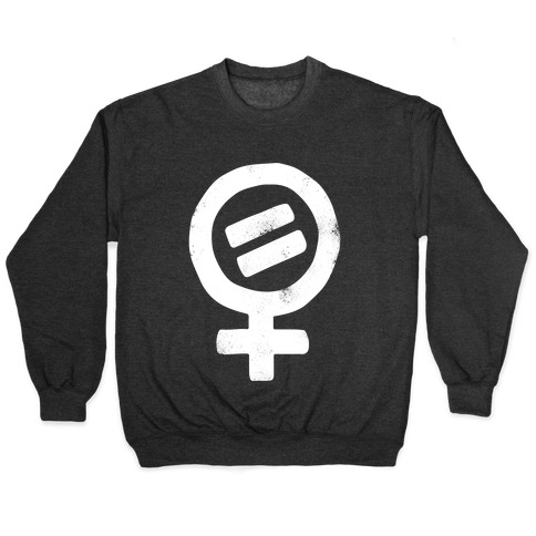 Vintage Women's Rights Logo (White Ink) Pullover