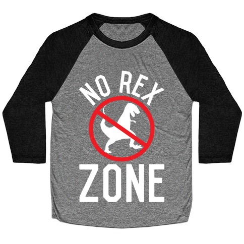 No Rex Zone Baseball Tee