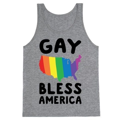 Gay Bless America Tank Top