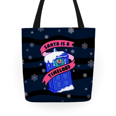 Santa is A Timelord Tote