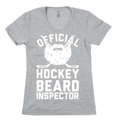 Official Hockey Beard Inspector Womens T-Shirt