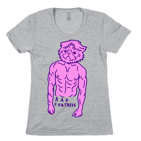 Cat Man Womens T-Shirt