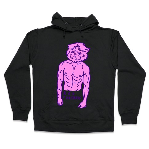 Cat Man Hooded Sweatshirt