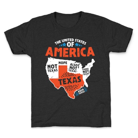 United States of Texas Kids T-Shirt