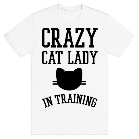 crazy cat lady tee shirts