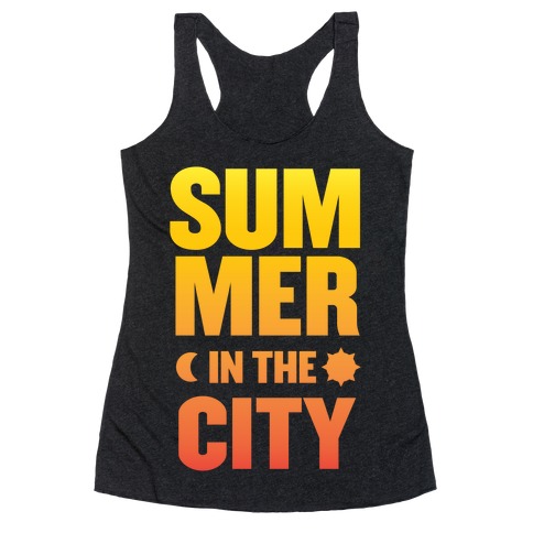 Summer In The City Racerback Tank Top