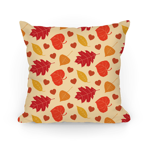 Autumn Leaves Pattern Pillows