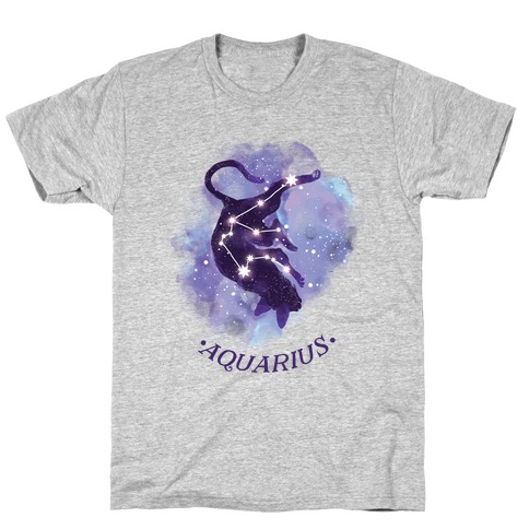 Cat Zodiac: Aquarius T-Shirt