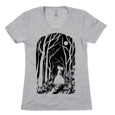 Ghost In The Woods Womens T-Shirt