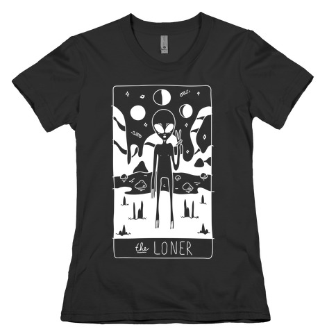 The Loner Tarot Card Womens T-Shirt