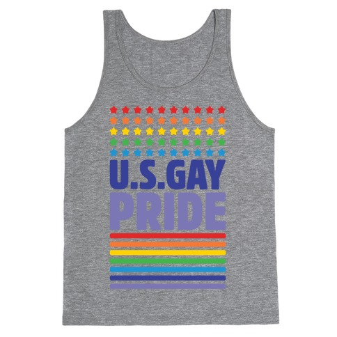 USA Gay Pride Tank Top