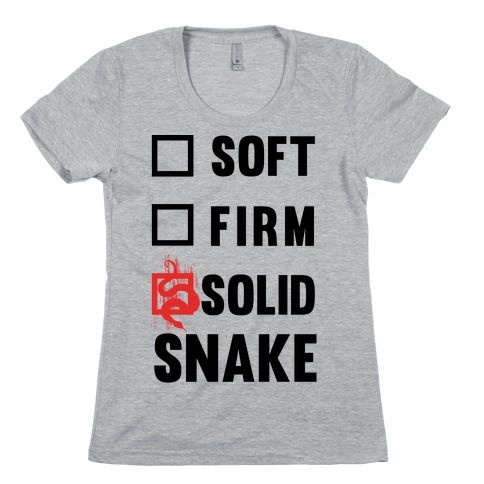 Solid Snake Womens T-Shirt