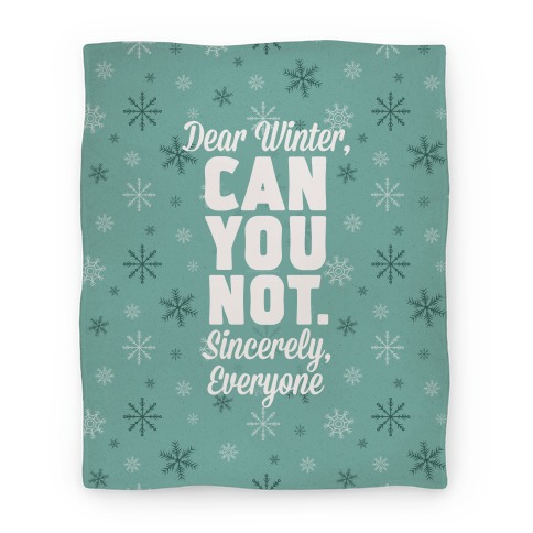 Dear Winter Blanket