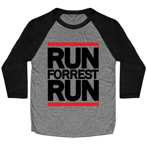 Run Forrest Run Baseball Tee