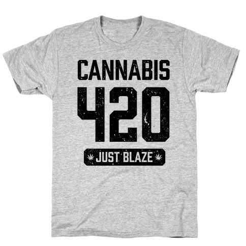 Cannabis 420 Varsity T-Shirt