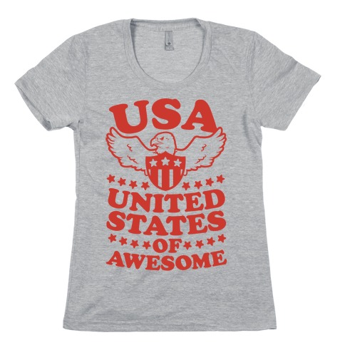 United States of Awesome Womens T-Shirt