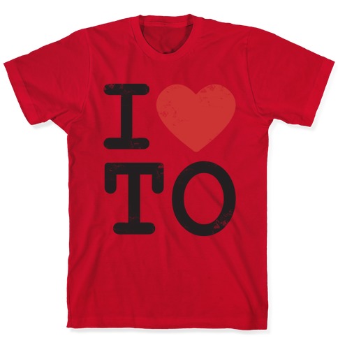 I Love Toronto Ontario T-Shirts | LookHUMAN