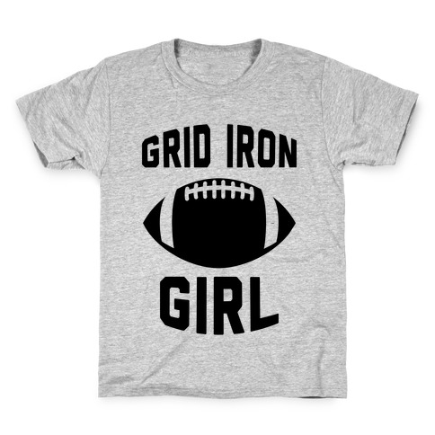 Grid Iron Girl Kids T-Shirt