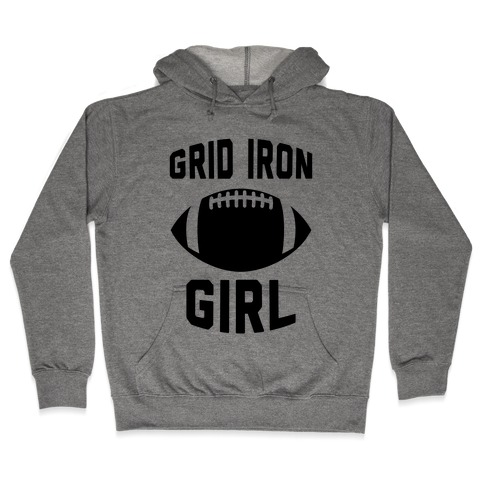Grid Iron Girl Hooded Sweatshirt