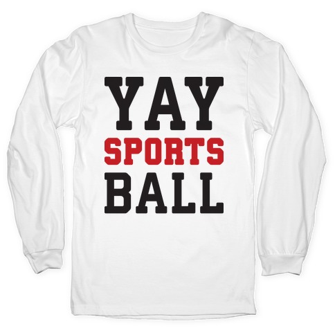 Womens Yay Go Sports! Funny Sports V-Neck T-Shirt