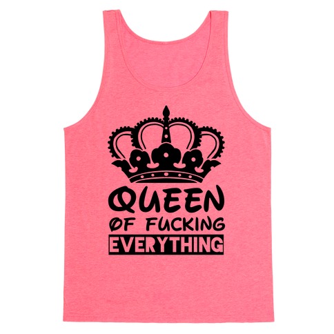 The Queen Of Fucking Everything Badge Funny Gift For Her