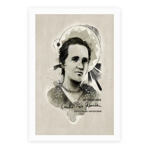 Cecilia Payne-Gaposchkin Famous Astronomer Poster