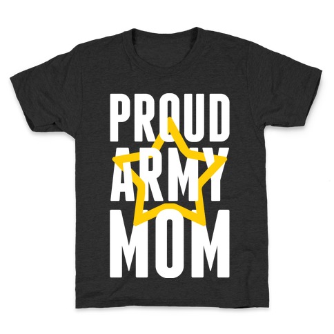 Proud Army Mom Kids T-Shirt